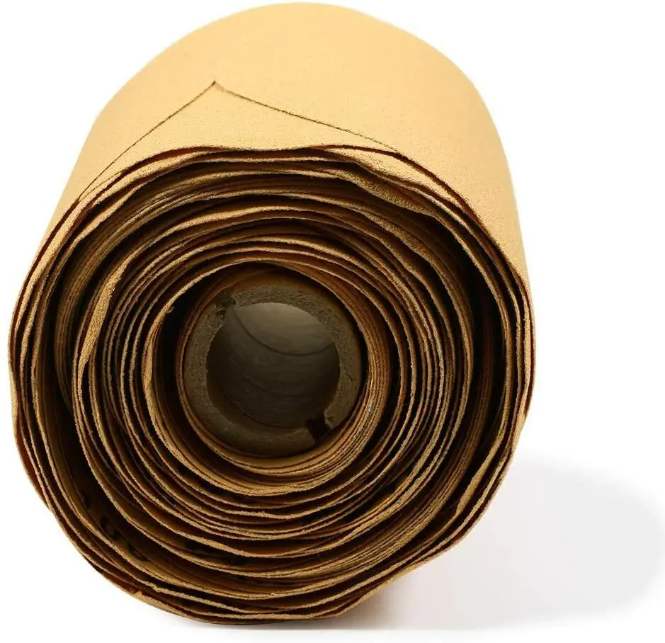 6-Inch 80 Grit PSA Sticky Back Sandpaper Rolls 50PCS Resin Bond Aluminum Oxide Abrasives Aluminum Material Customizable Type DA