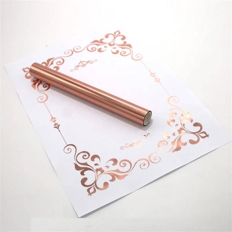 64*120cm Hot Stamping Foil Paper Colorful Gold Silver Red Laminator Laminating Transfer on Elegance Laser Printer Craft Paper