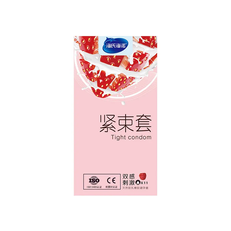Tight condom thread particles double-sense condom exciting manufacturers direct sale 11 pack