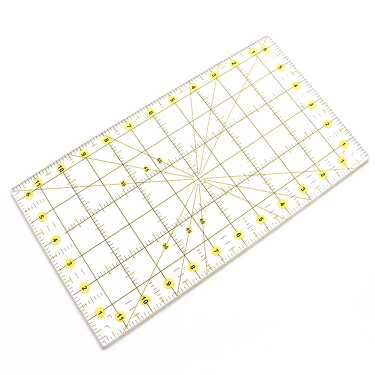 Quilting Ruler Clear Acrylic Quilting Square Template