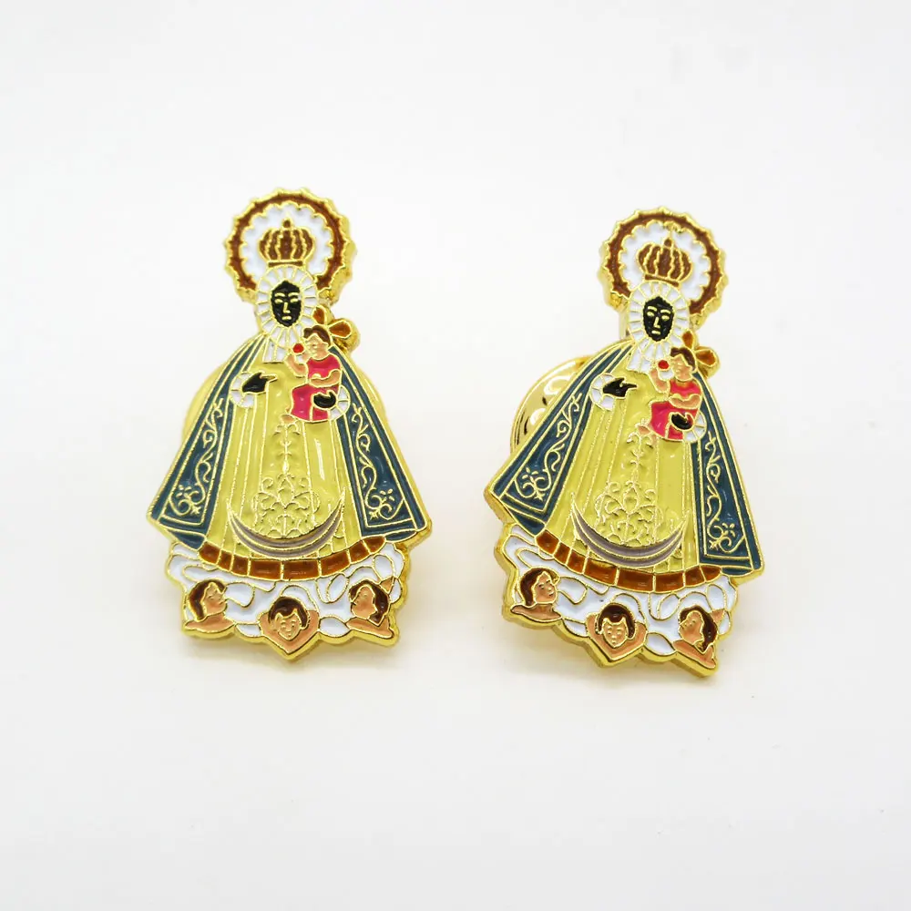 Custom design gold lapel pin enamel lions club badge metal screen printing lapel logo soft hard enamel pins