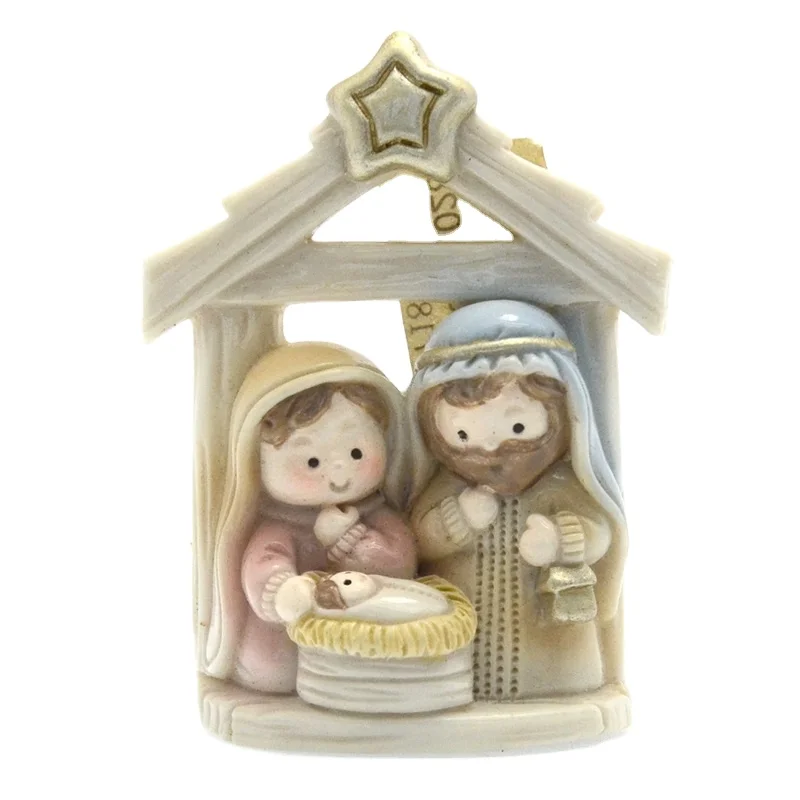 holy family nativity scene figurines wholesale Catholic baptism souvenir