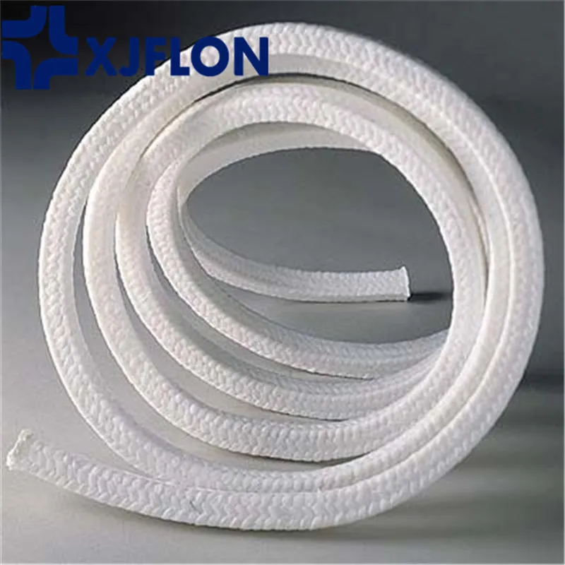 Factory custom colourful braided PTFE gland packing graphite carbon fiber filled material compression ptfe packing seal