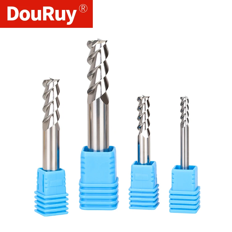 3 Flutes Solid Carbide CNC End Mills Aluminum Milling Cutter