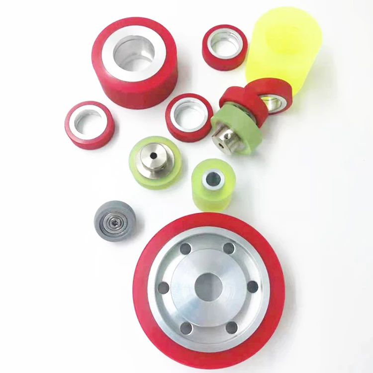 Industrial OEM cutting machines rubber rollers wheels