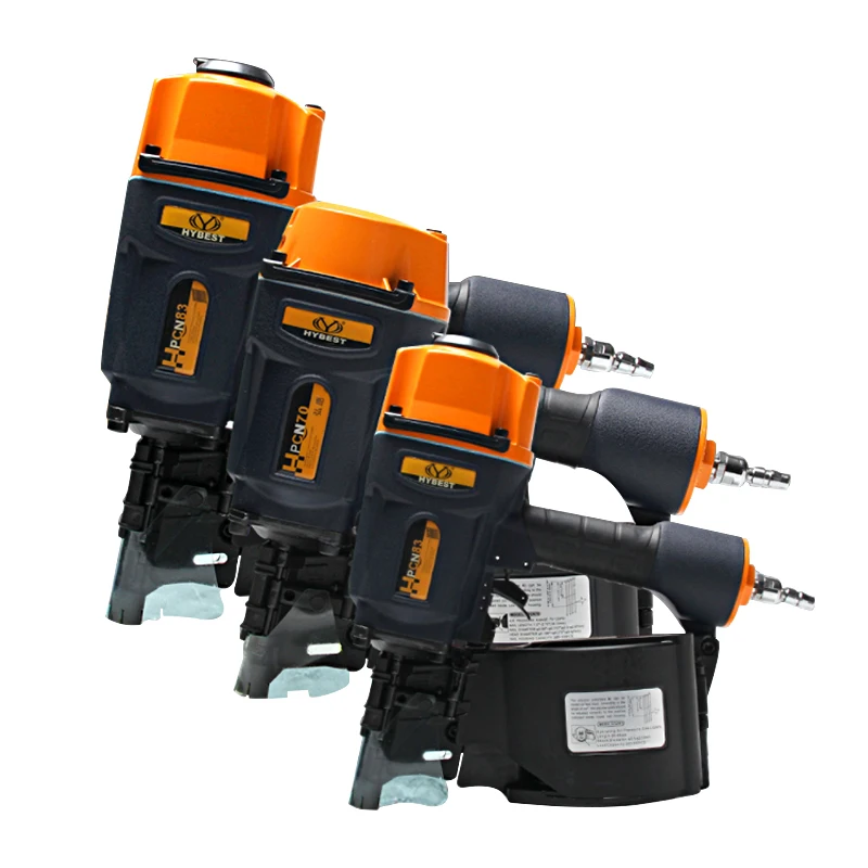 CN70 Air Brad Framing Block Pallet Flooring Nail Gun Coil Nailer For Wood