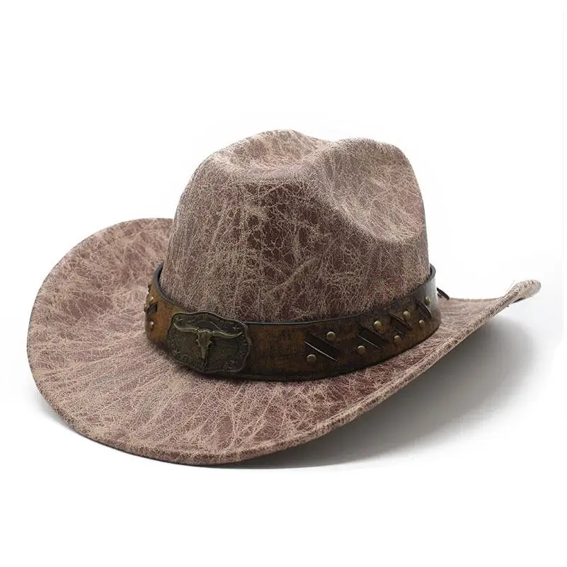 Western Hats fedora-hats-wholesale Custom Summer Neon Vintage Plastic Adult New Autumn Winter Cotton Acrylic-Cowboy-Hats-Sizes