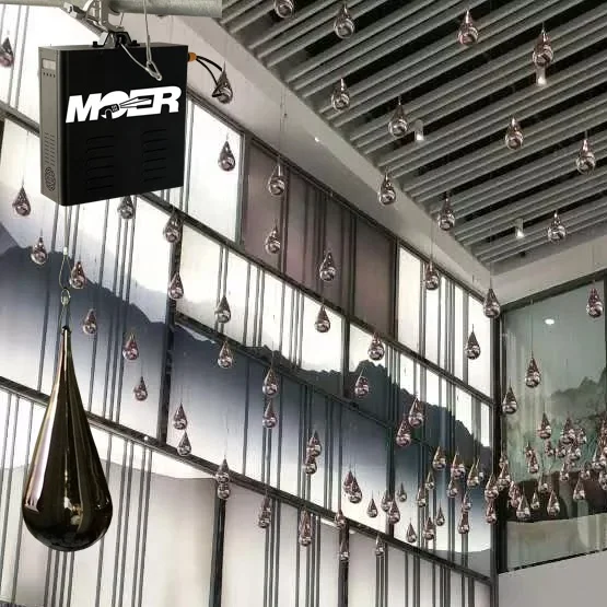 Kinetic Fly rain drops metal ball