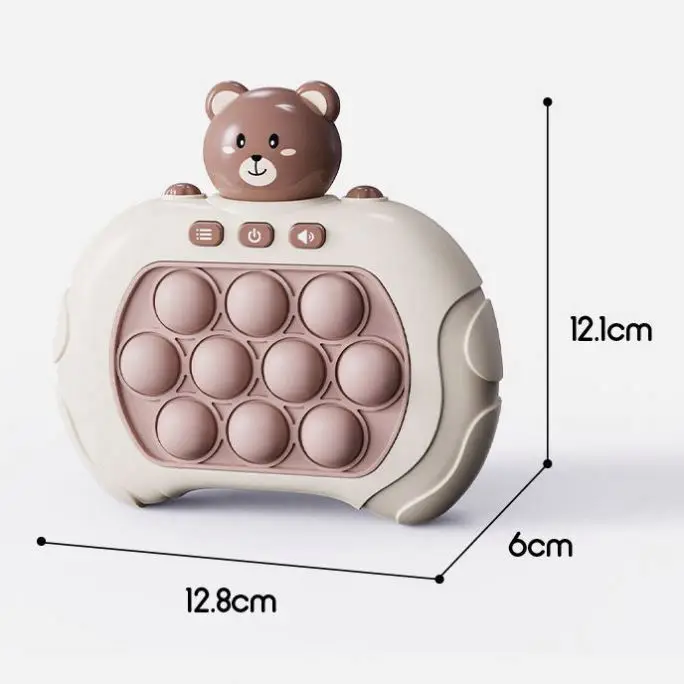 Handheld Game Console Squeeze Fidget Toys Set Push Stress Bubble Sensory Pop Fidget Toys for Autistic Children