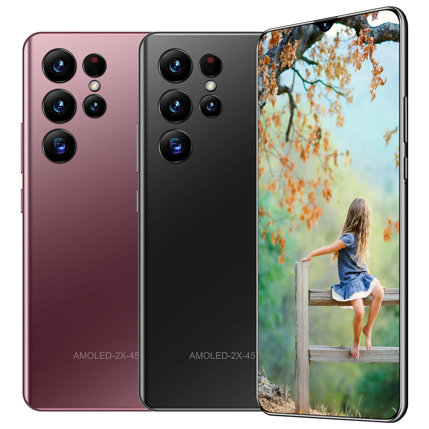 S22Ultra Smart Mobile Phone 4G Network Quick Charge Unlocked Type-C Cell Phone Smartphone dual-SIM dual standby Wifi Bt Camera