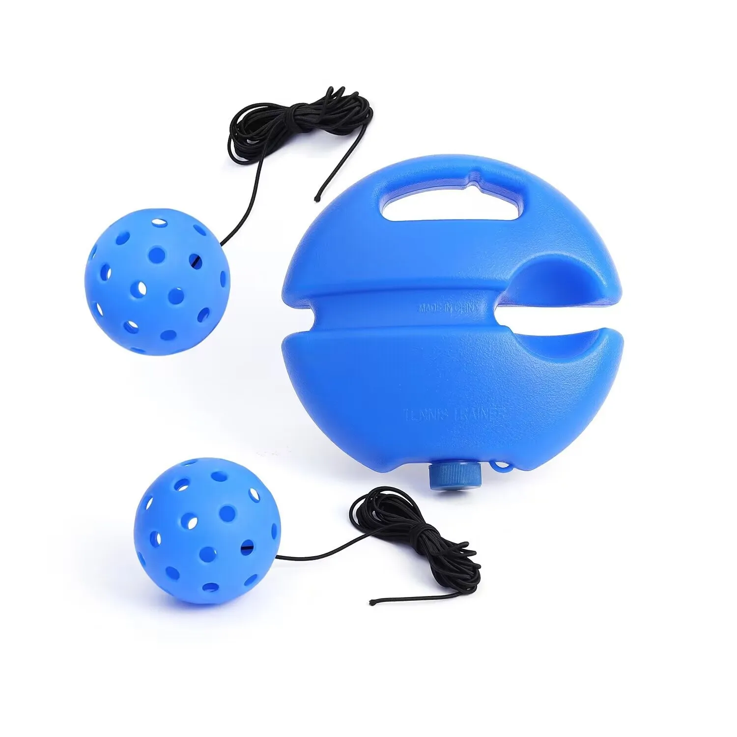HeiBo Pickleball balls 40-hole Trainer With Elastic Rope Pickleball Ball  Accessories ball Training Aid for Sport Player