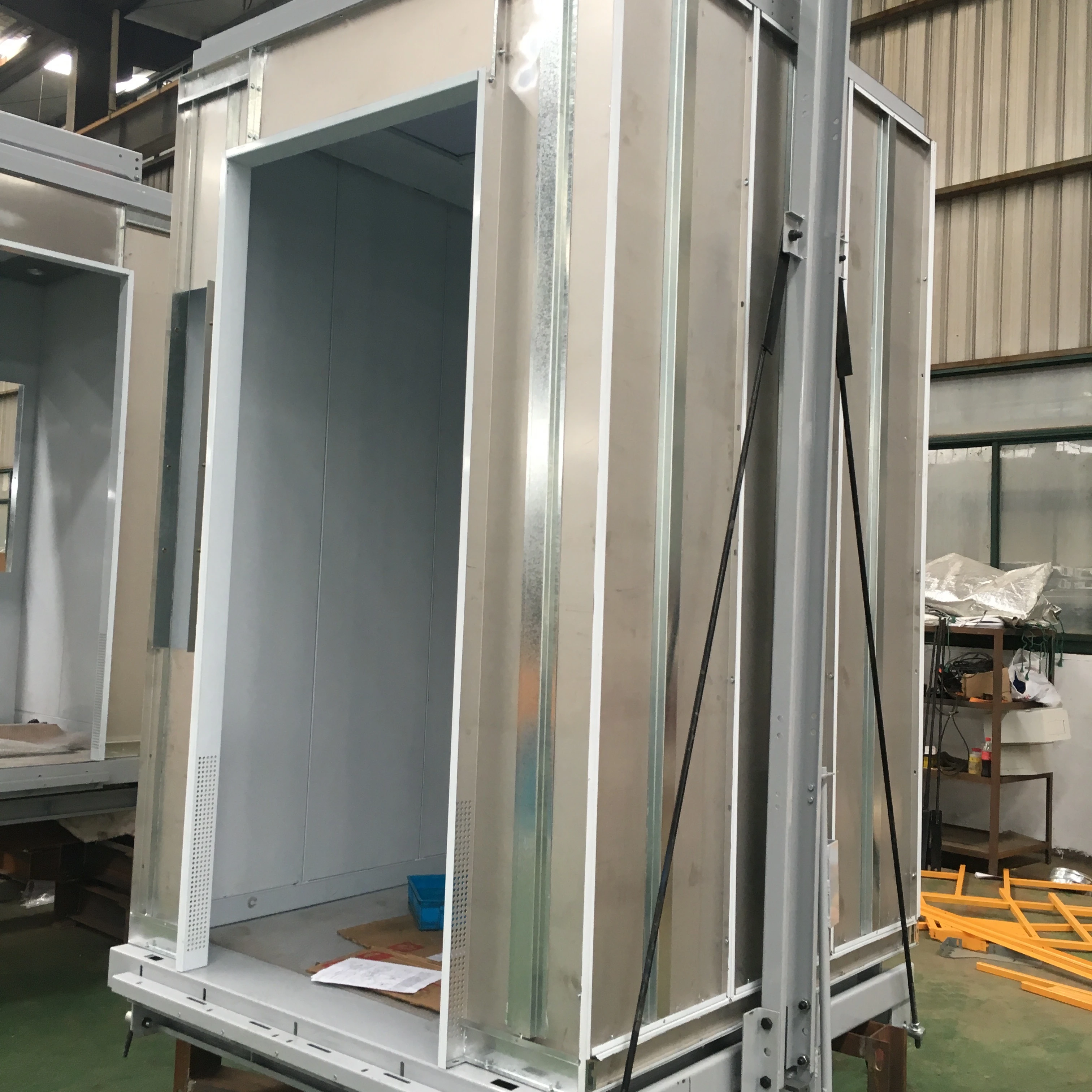Multifunctional Side Opening Lift Manual Door Elevator Semi-automatic Door