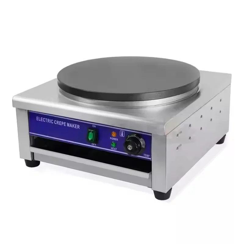 Hot Sales Single Head 40Cm Diameter Commercial Crepe Maker Electric Automatic Crepe Maker Machine