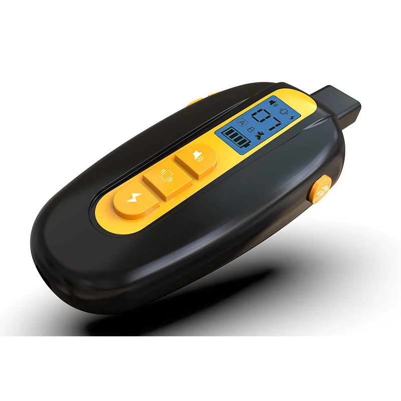 
Collier de Dressage pour Chien Rechargeable et IPX6 Etanche avec Distance de 660y avec Mode Vibration Choc Electrique, Sonore 