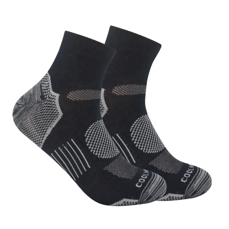 Wholesale Neno Moisture Wicking Lycra Coolmax Socks Women Men Performance Athletic Running Sports Ankle Socks