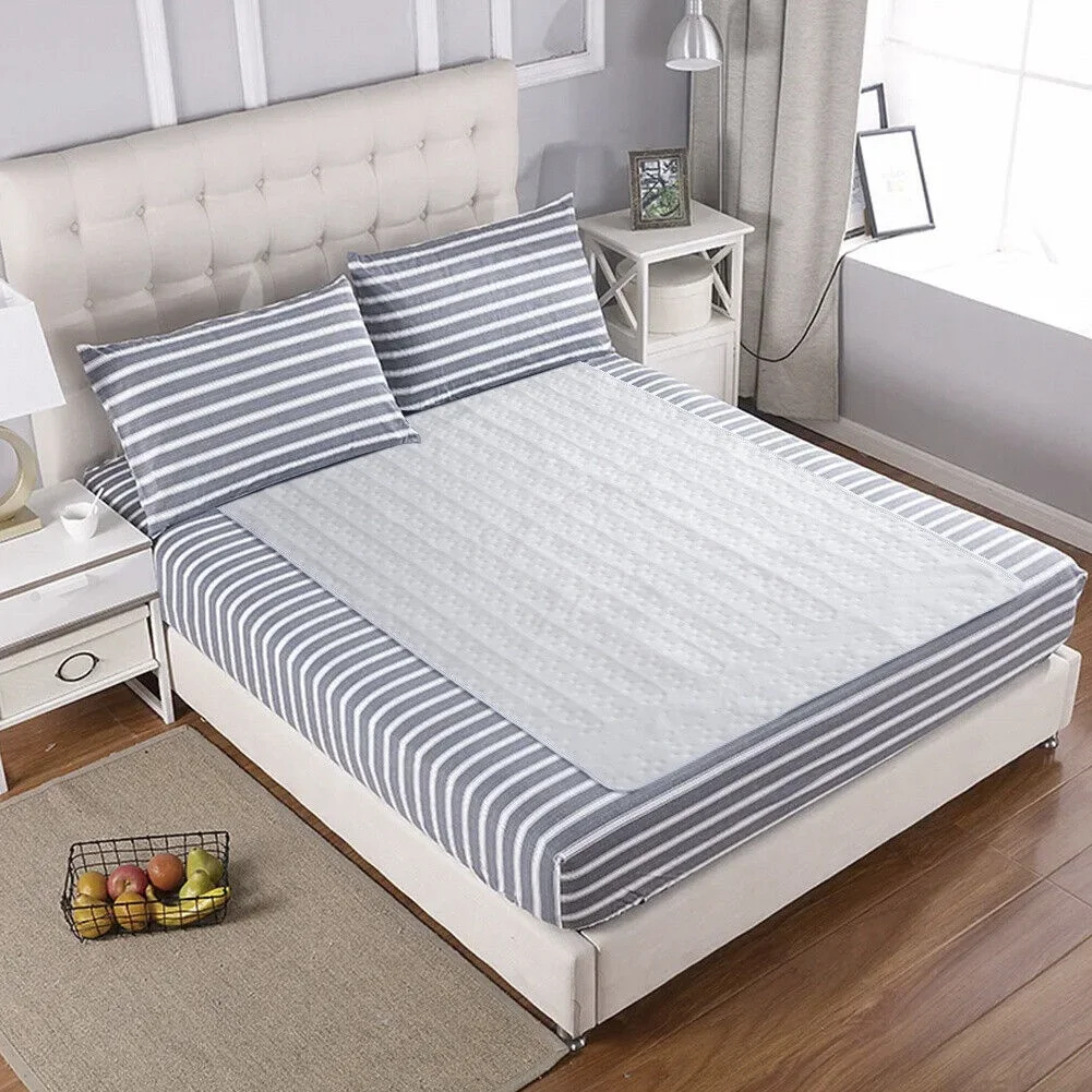 2024 Washable Single Double 160*130CM non-woven fabrics Electric heated under blankets with 3 settings