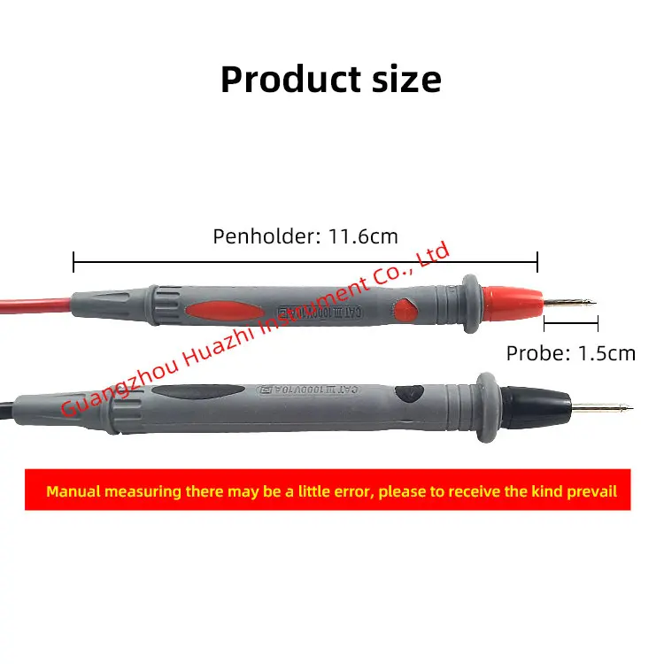Высококачественный мультиметр, тестовый 1000 В, свинцовый силиконовый резиновый проволочный зонд