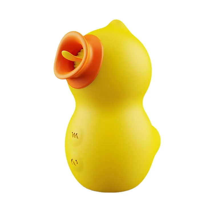 Sex Toys Female Products Woman Silicone Sex Toys Adult Vibrating Tongue Licking Duck Vibrator Heating Animal Vibrators