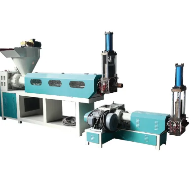 two stage  waste plastic recycling machine PE PP