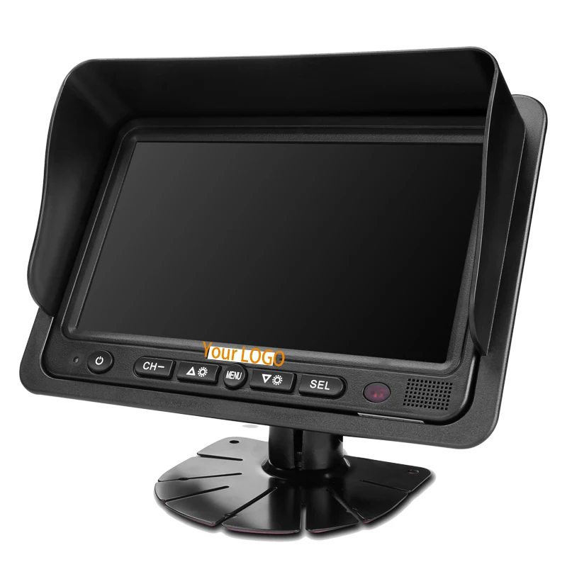 ISO Factory OEM ODM 7 Inch Car Rear View Monitor Truck Reversing Safety Monitor