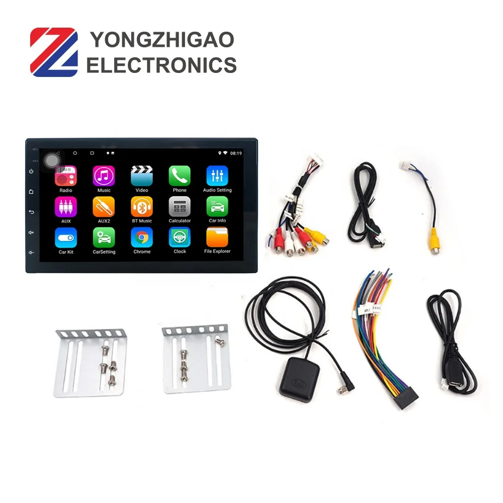 Стерео Dvd-плеер с сенсорным экраном радио 7 дюймов универсальная Gps-навигация Indash автомобильное радио Android