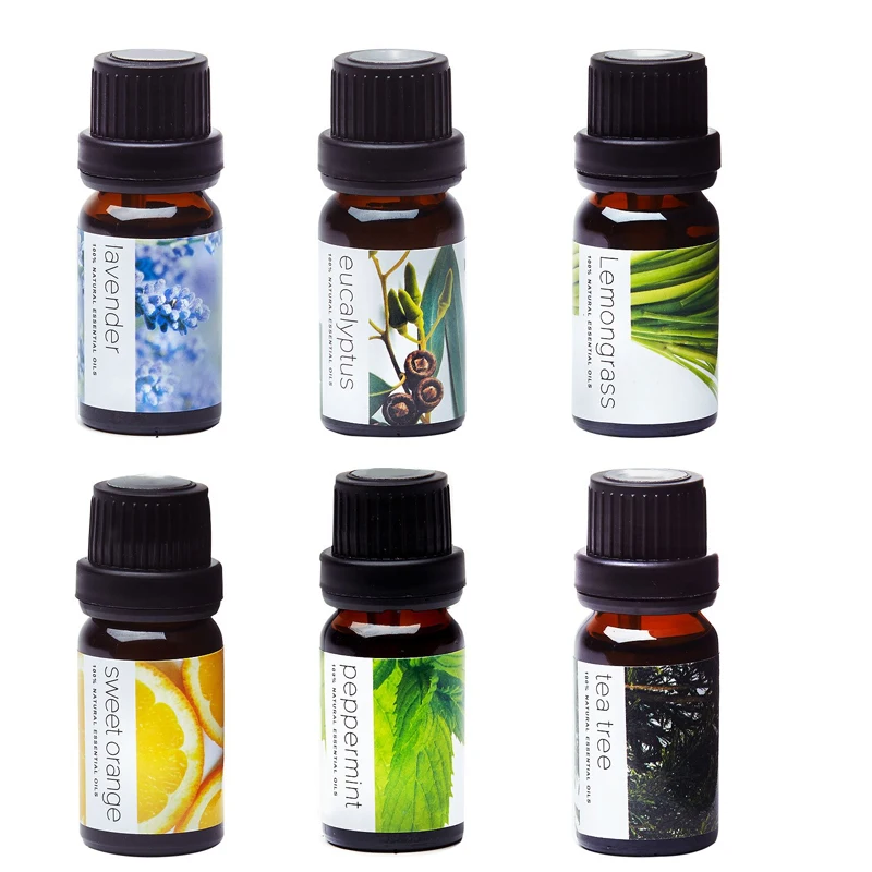 OEM 100% Pure Plants Extracts Rosemary Jojoba Mint Essebtial Oil Chamomile Tea Tree Rose Lavender Essential Oil