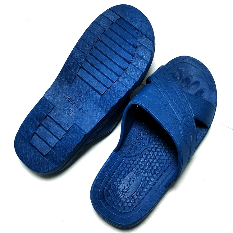 Cleanroom Antistatic SPU ESD Slippers for Electronics Factory Worker