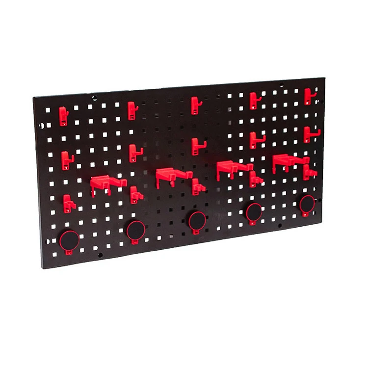 Decoration Office School Home Factory Mass Production Tools Storage Organizer Perforated metal Display Pegboard Rack