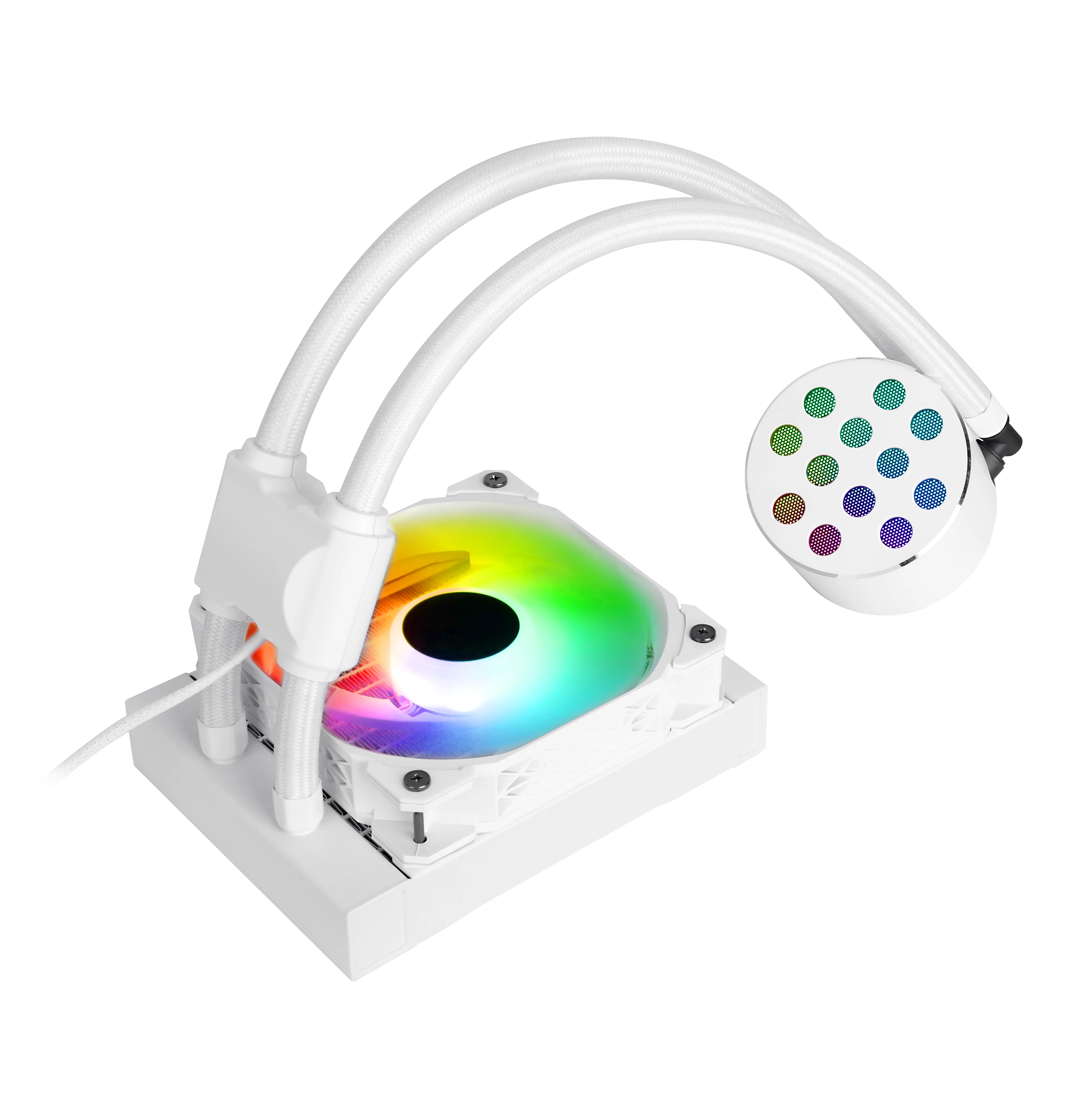 Радиатор для процессора SAMA 120 мм Радужный кулер ПК блок охлаждения жидкости компьютерные водяные кулеры и