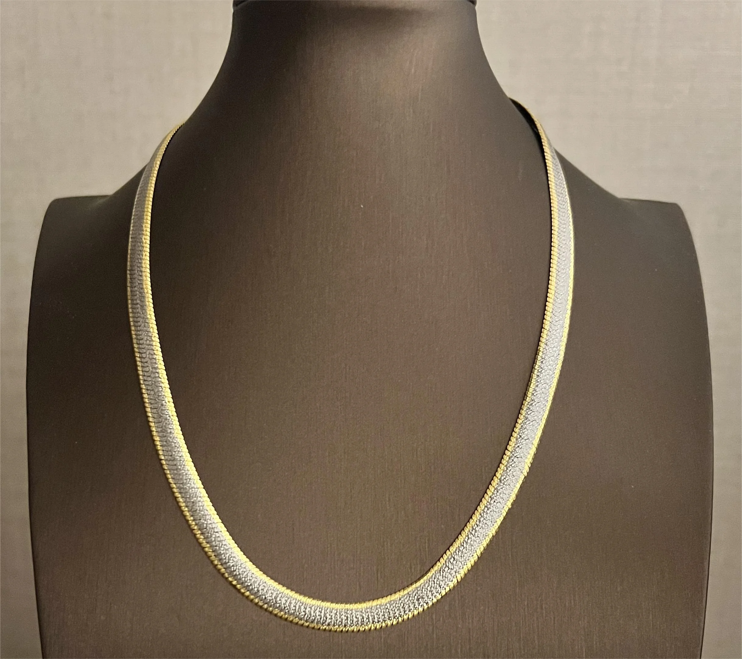 GLORY PACE Italy snake bone chain s925 silver herringbone snake choker necklace chain gold plated 925 silver snake chain bulk