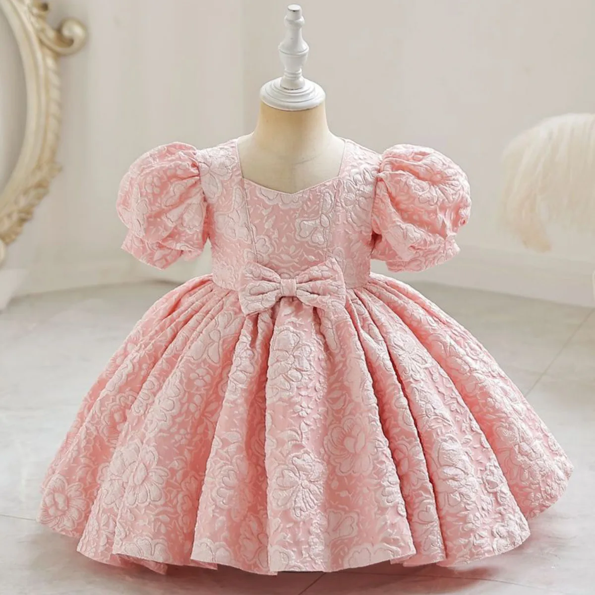Garment Bubble Sleeve Little Girls Party Dresses Fashion Dresses For  Girls  Baby Girl Princess Party Shaggy Flower child