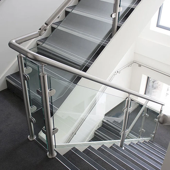 High Quality wall mounted glass clips glass railing clamp stainless steel for the glass door