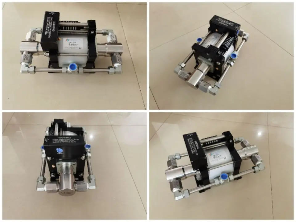 USUN Brand Model: AT16 50- 120 Bar High Flow Double Action Pneumatic Hydro test Pump
