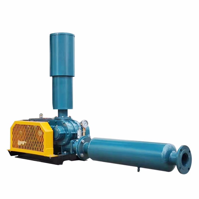 Industrial Biogas Gas Blower Roots Blower Air Pump 2023 manufacturing roots rotary lobe blower aquaculture