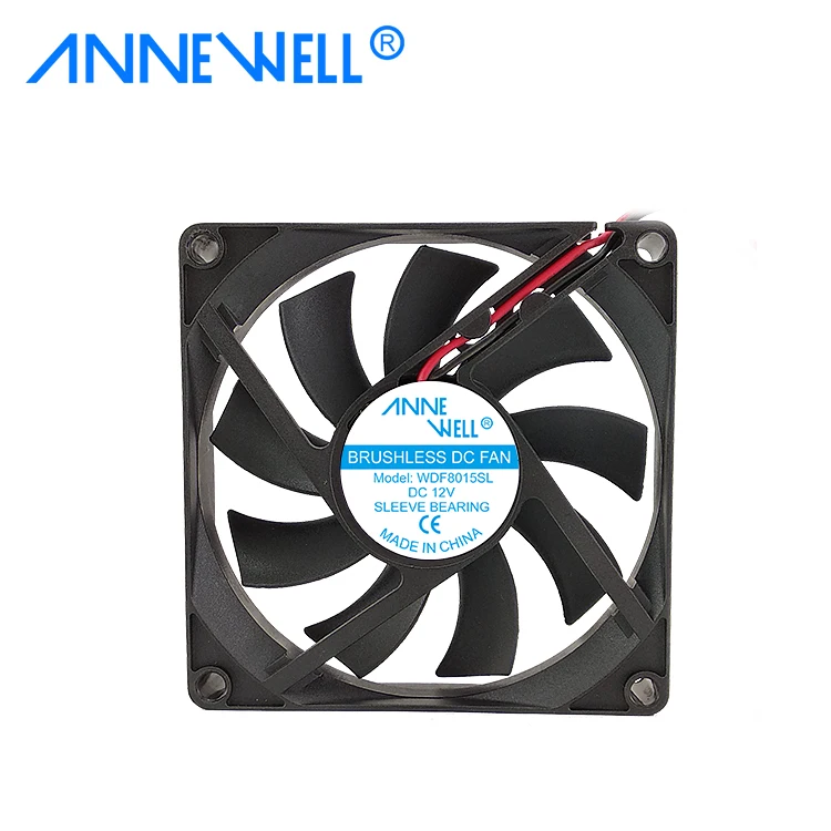 3 inch 80mm 3D printer silent fan WDF8015 ball bearing CPU Case Inverter fan 12v/18v/36 volt dc brushless computer cooling fan
