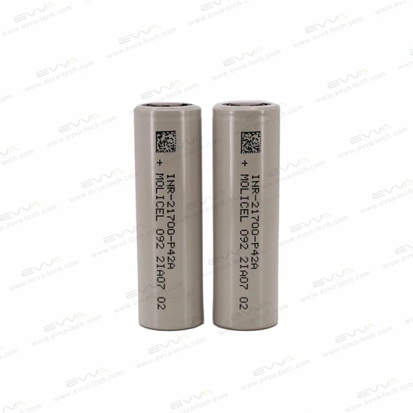 In Stock! MOLI INR21700-P42A 3.6V 4.2Ah 21700 Lithium ion Cell with 10C Discharge