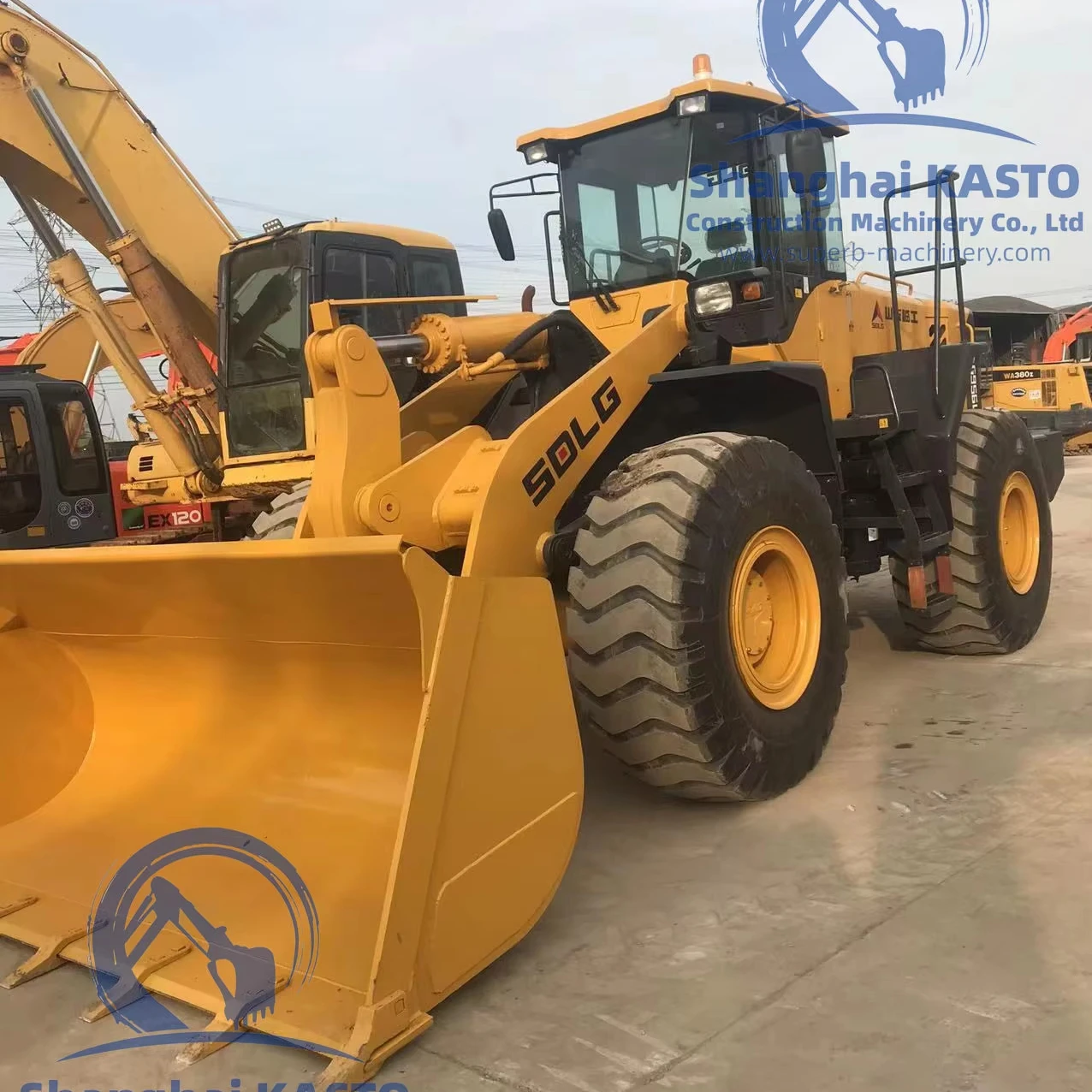 SDLG Used Loader LG 956 956L LG956 LG956L for sale 5 ton Second Hand Wheel loader Large front end loader