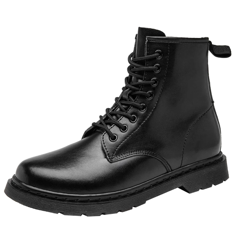 High Quality British Style Martin Boots Men and Women Fashion Ankle Boots Leather Outdoor Four Seasons Causal Shoes