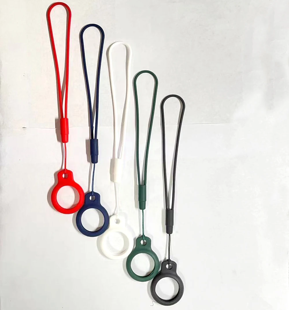 Оптовая продажа, короткий Цветной силиконовый ремешок на запястье для мобильного телефона