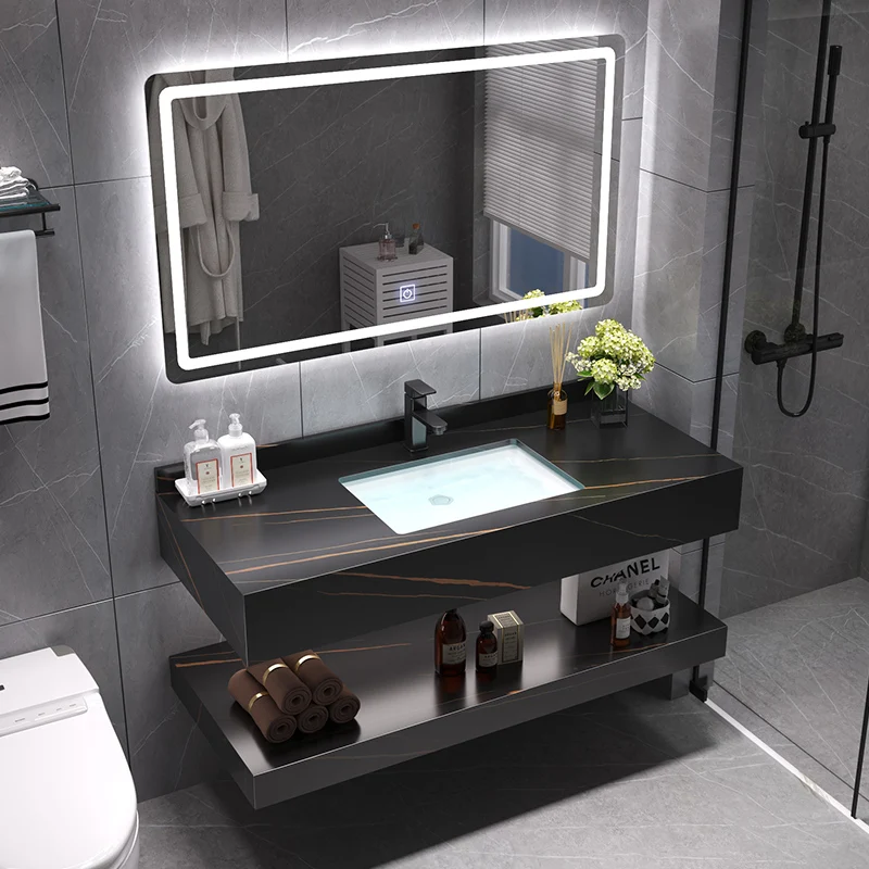 Lanjia AYZ015-100 2023 new 40 inch Traditional Modern Furniture cheap modern furniture Wall bathroom vanity sink