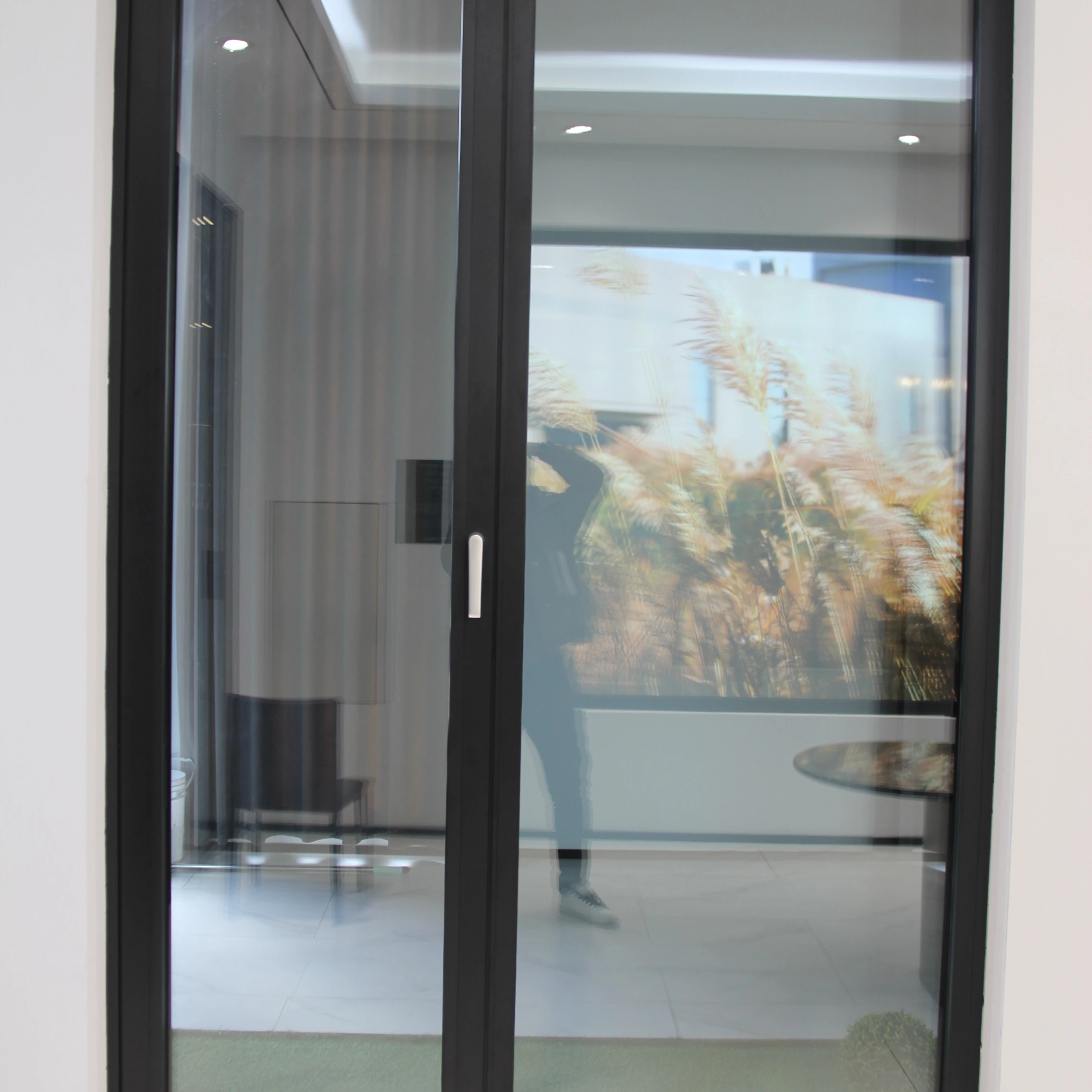 Joyfident smart australia folding grids brown prices serrure double glased triple glazed aluminium windows with blind