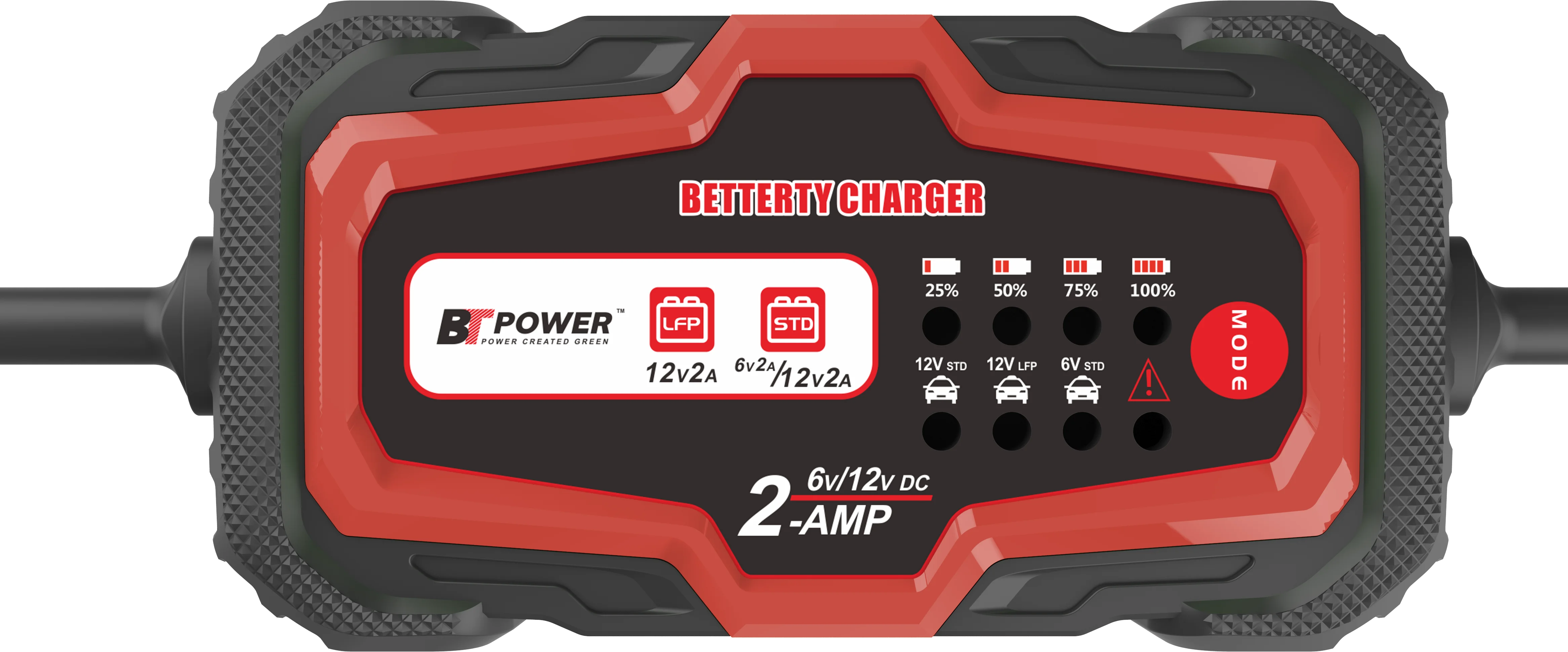 6v 12v 2Amp Fully Automatic Smart battery charger  maintainer for Car motorcycle ATV