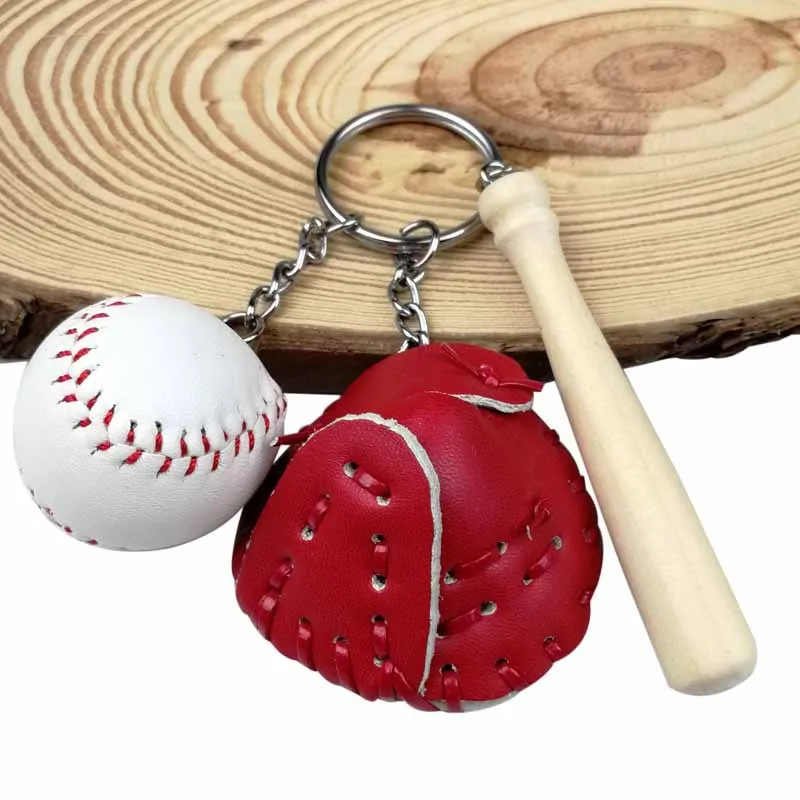 huisen hmade baseball keychain bag hanging fans small gifts sports souvenirs