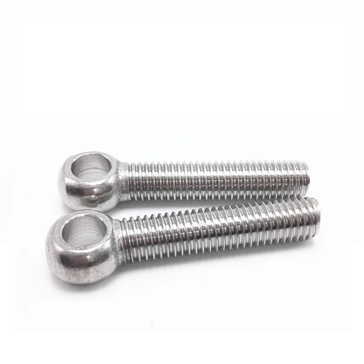 Din580 Full Threaded 316 304 Eye Screw Stainless Steel Lifting Eye Bolt M5 M6 M8 M10 M12 M14