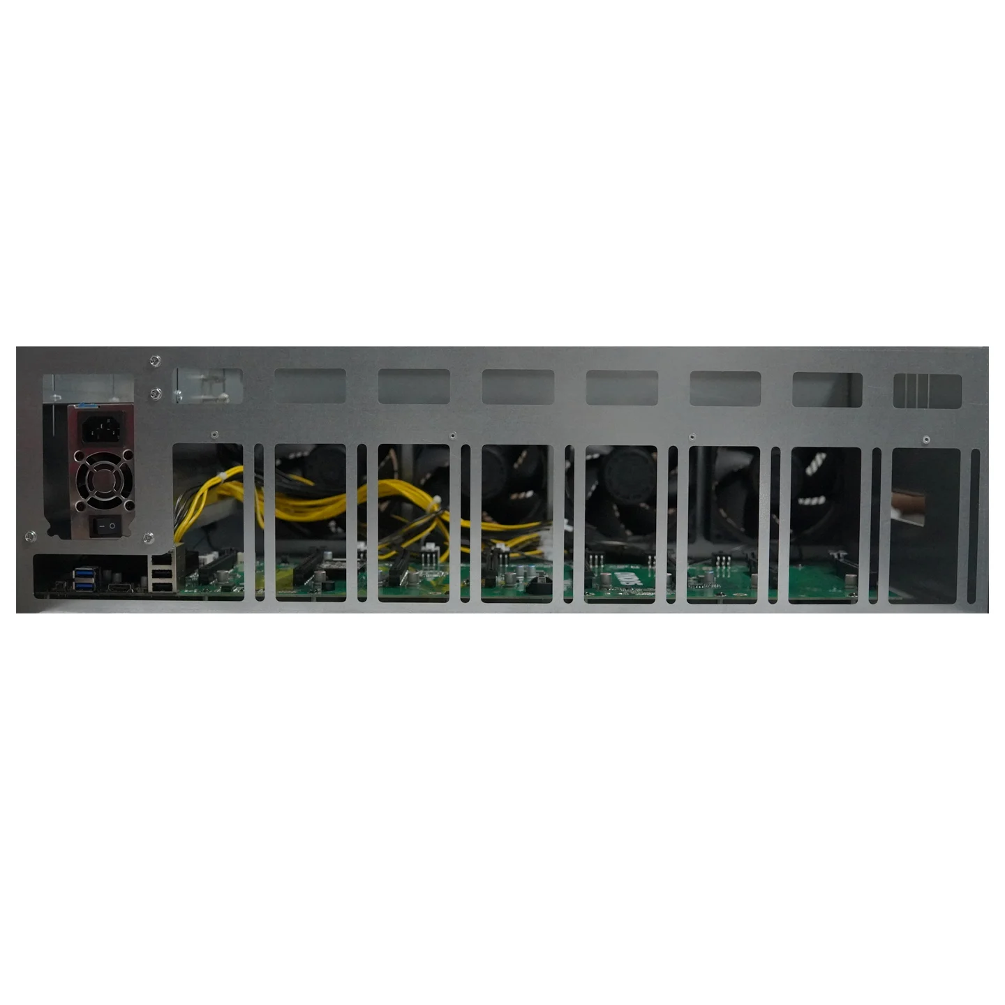 С оперативной памятью/PSU/SSD рама Rig чехол 8 GPU графика под открытым небом Gpu Серверная материнская