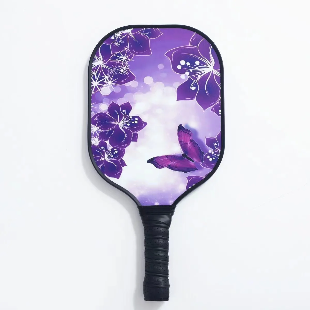 High Quality UV Printed Glass Carbon Fiber Polypropylene Honeycomb Racket Suit with Pickleball Racket