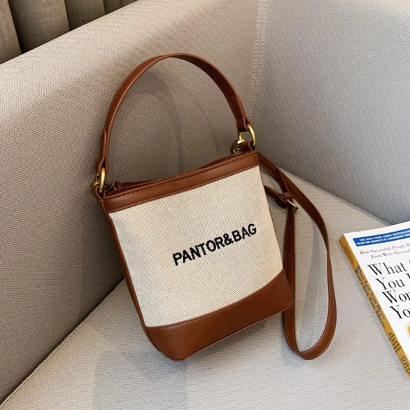 fashion woman lady vintage bucket handbag shoulder bag crossbody bag newest style