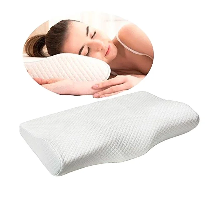 Bamboo Comfortable Memory Foam Ergonomic Cervical Anti Wrinkle Pillows
