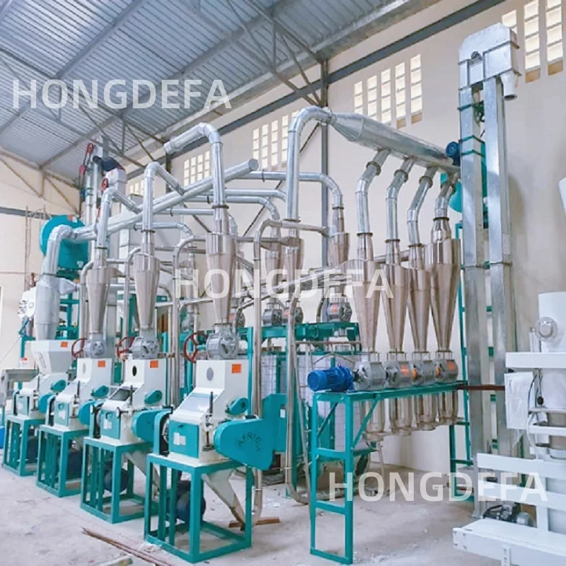 Latest Design 20t/D Maize Flour Milling Plant For Africa Market
