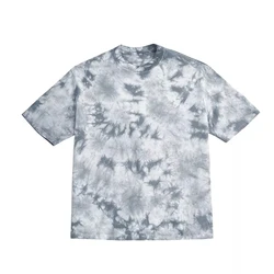 Custom Streetwear Unisex Heavywight Hiphop Basic Oversize Washed Tie Dye Men T Shirt